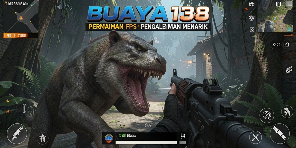 Screenshot showing intense FPS gameplay action.