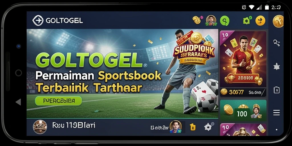 Tampilan gameplay GOLTOGEL dengan taruhan olahraga yang menarik.