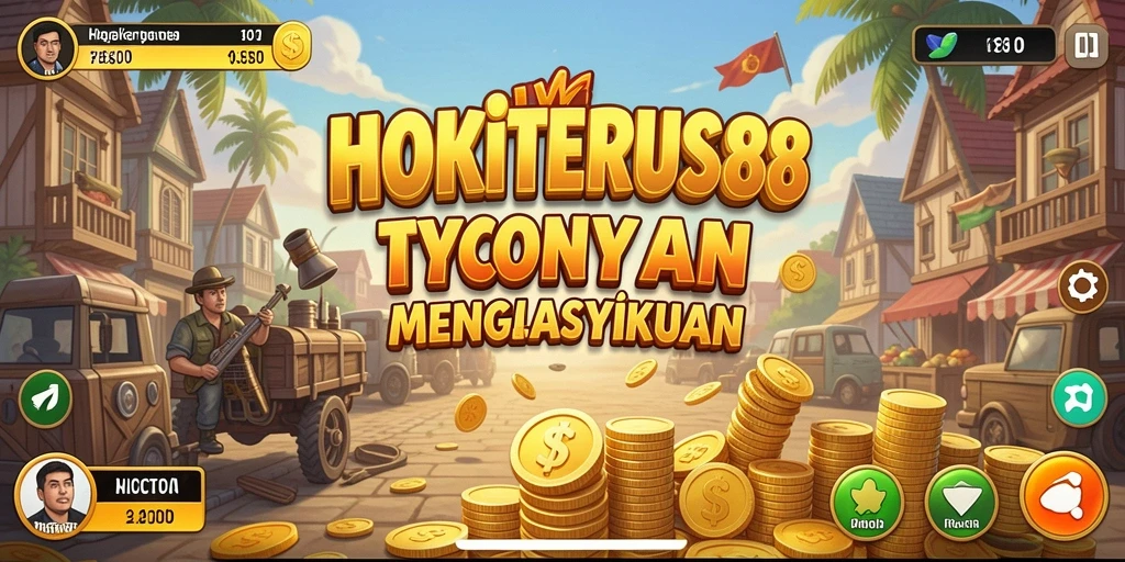 Tangkapan layar utama HOKITERUS88 menampilkan aksi permainan Tycoon yang dinamis.