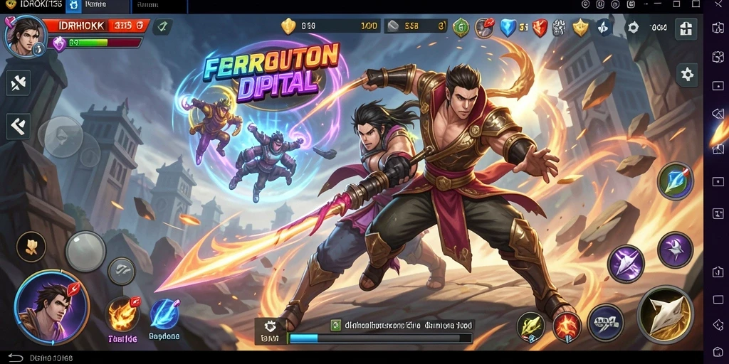Tampilan seru gameplay pertarungan di IDRHOKI138.