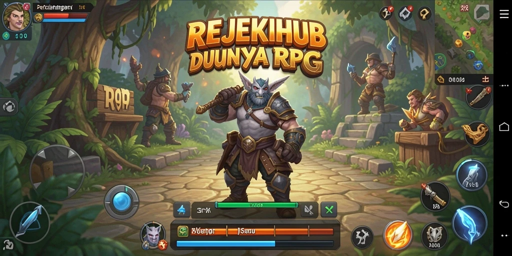 Tampilkan gameplay seru REJEKIHUB yang mendebarkan.