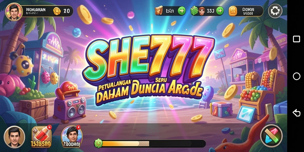 Tampilan gameplay SHE777 dengan grafis menarik dan aksi seru.