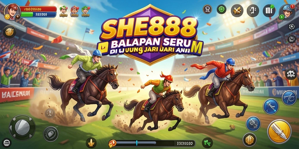 Gameplay seru dalam balapan mobil yang mendebarkan.