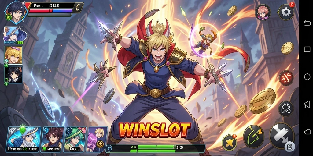 Gameplay seru di WINSLOT dengan karakter anime pilihan.